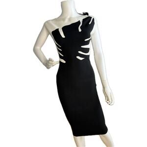 Isabel De Pedro Black & White Dress *Hard to find!